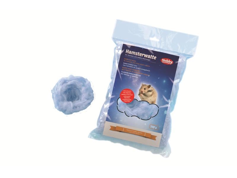 Nobby Hamsterwatte, 25 g Watte für Hamster und Kleinnager