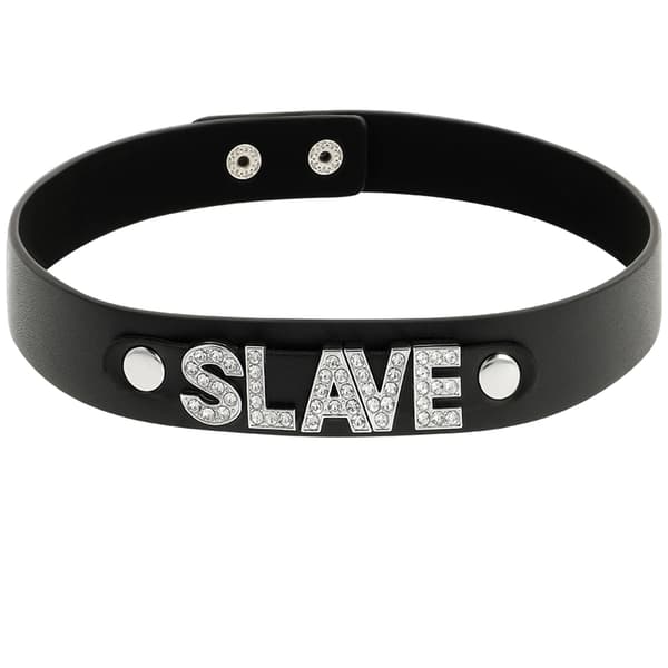 Coquette Chic Desire - Slave Vegan Leather Choker