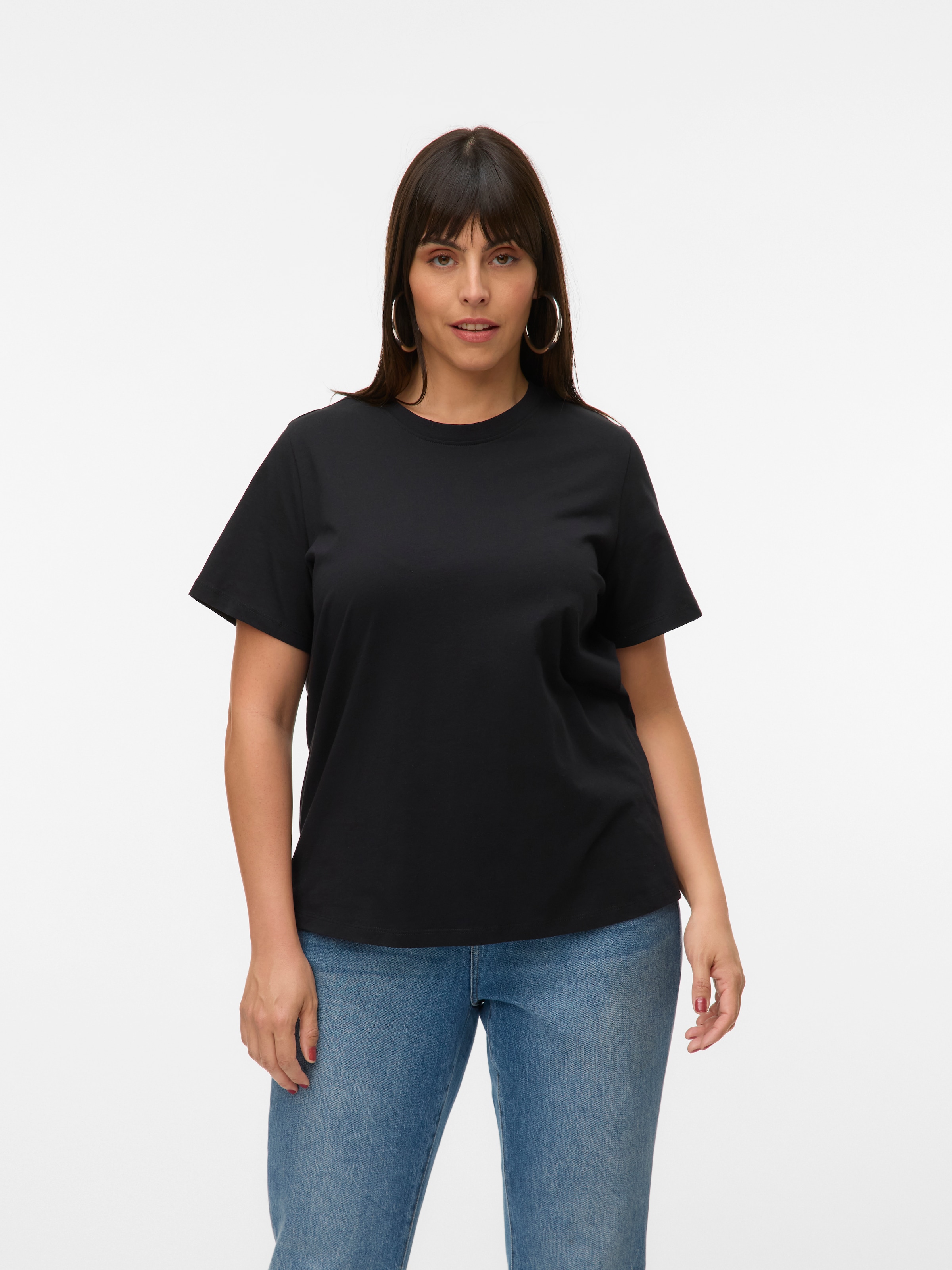 Vero Moda Curve Kurzarmshirt »VMPAULINA SS T-SHIRT GA JRS NOOS CUR«