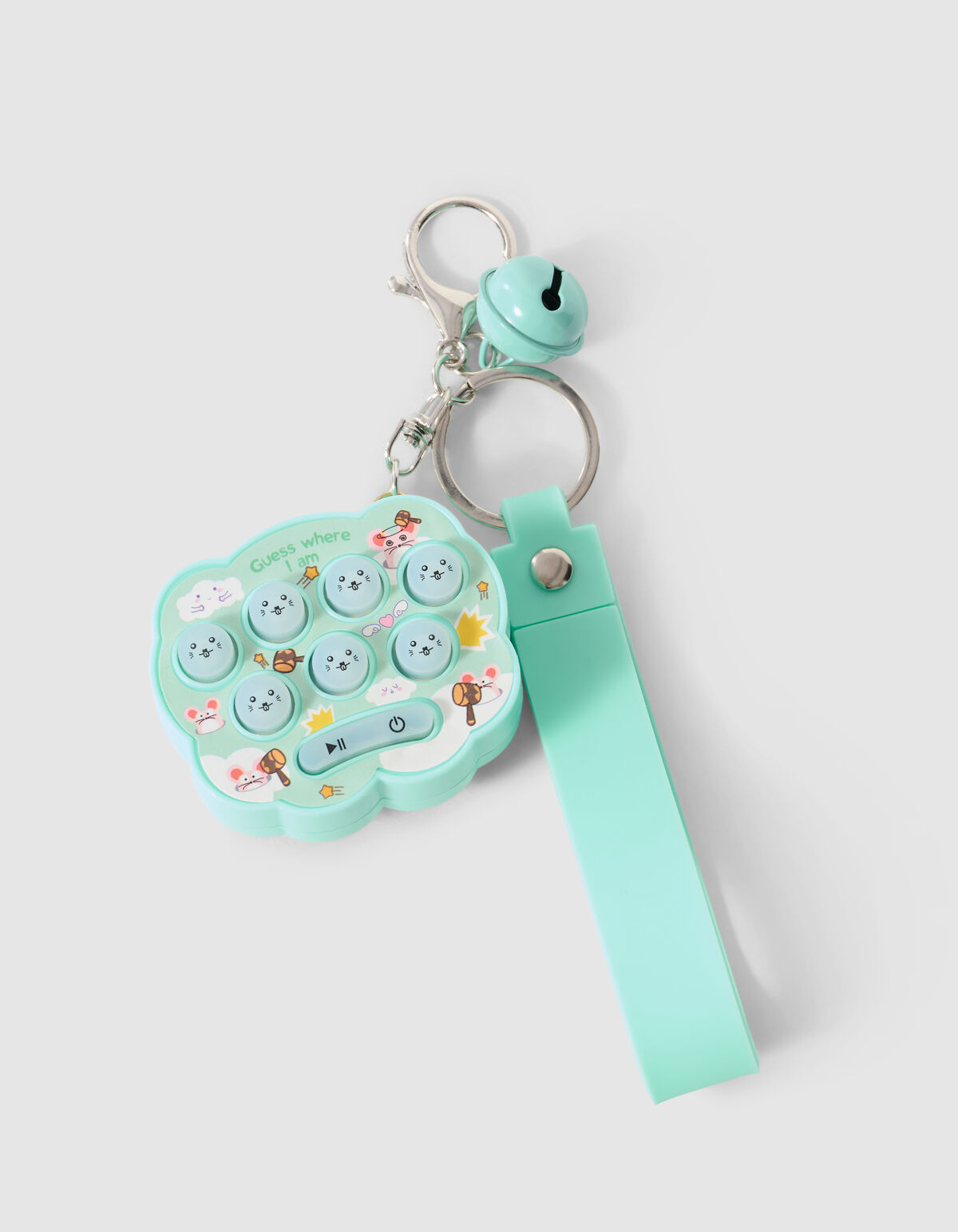 Happy Pop-it Sleutelhanger Groen