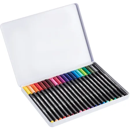 edding 1200 Fasermaler colourpen, 1 mm, Sortiert, 20 Stück