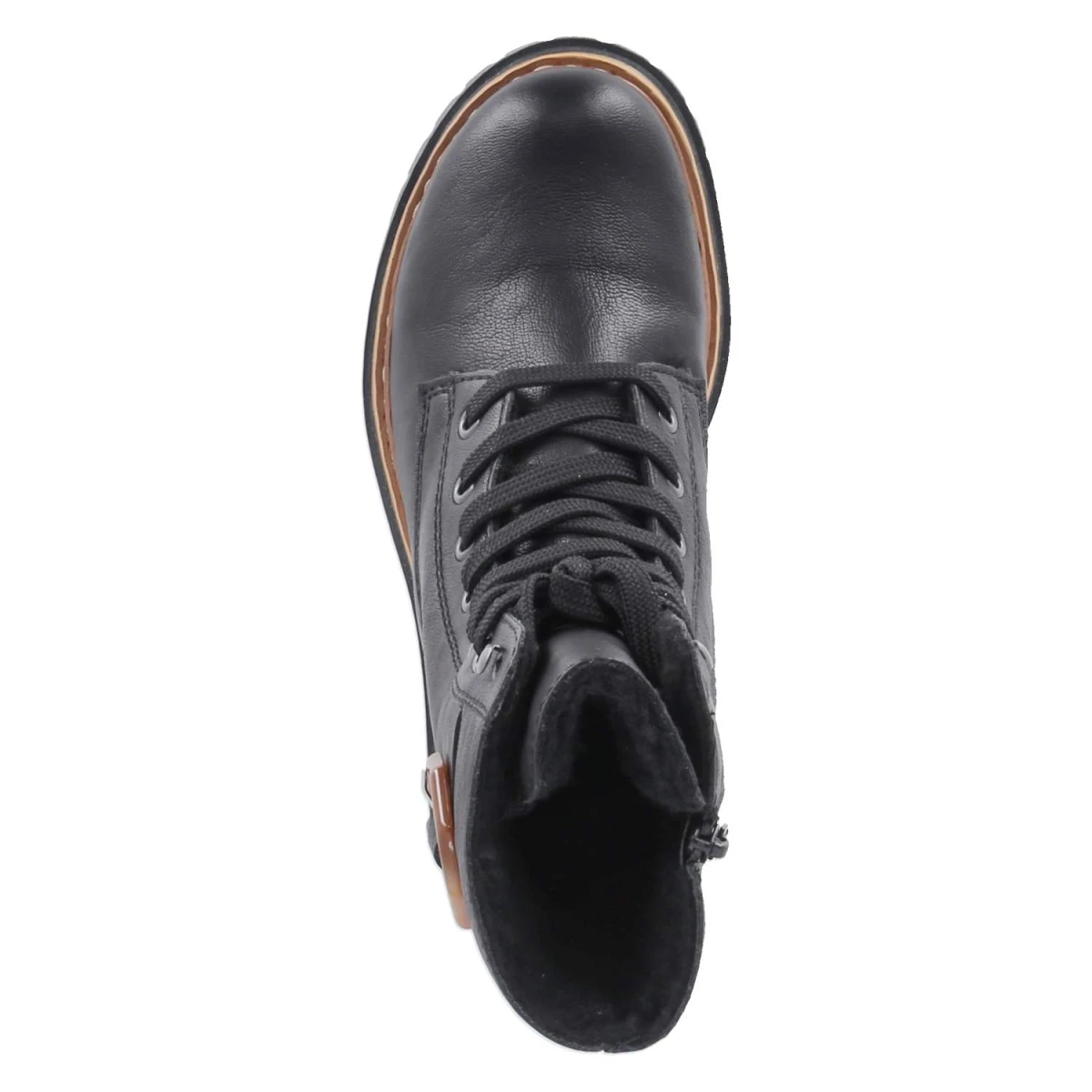 RiekerSchnürboots - schwarz