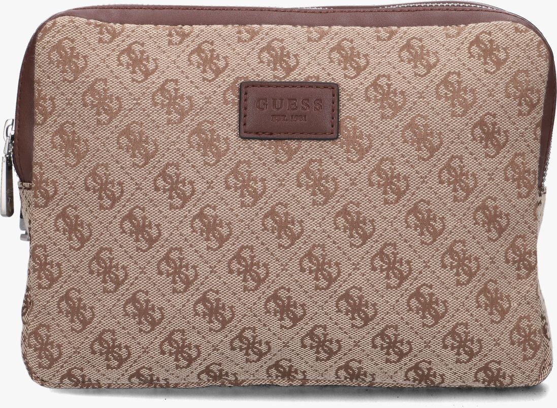 GUESS beige guess schoudertas strave crossover
