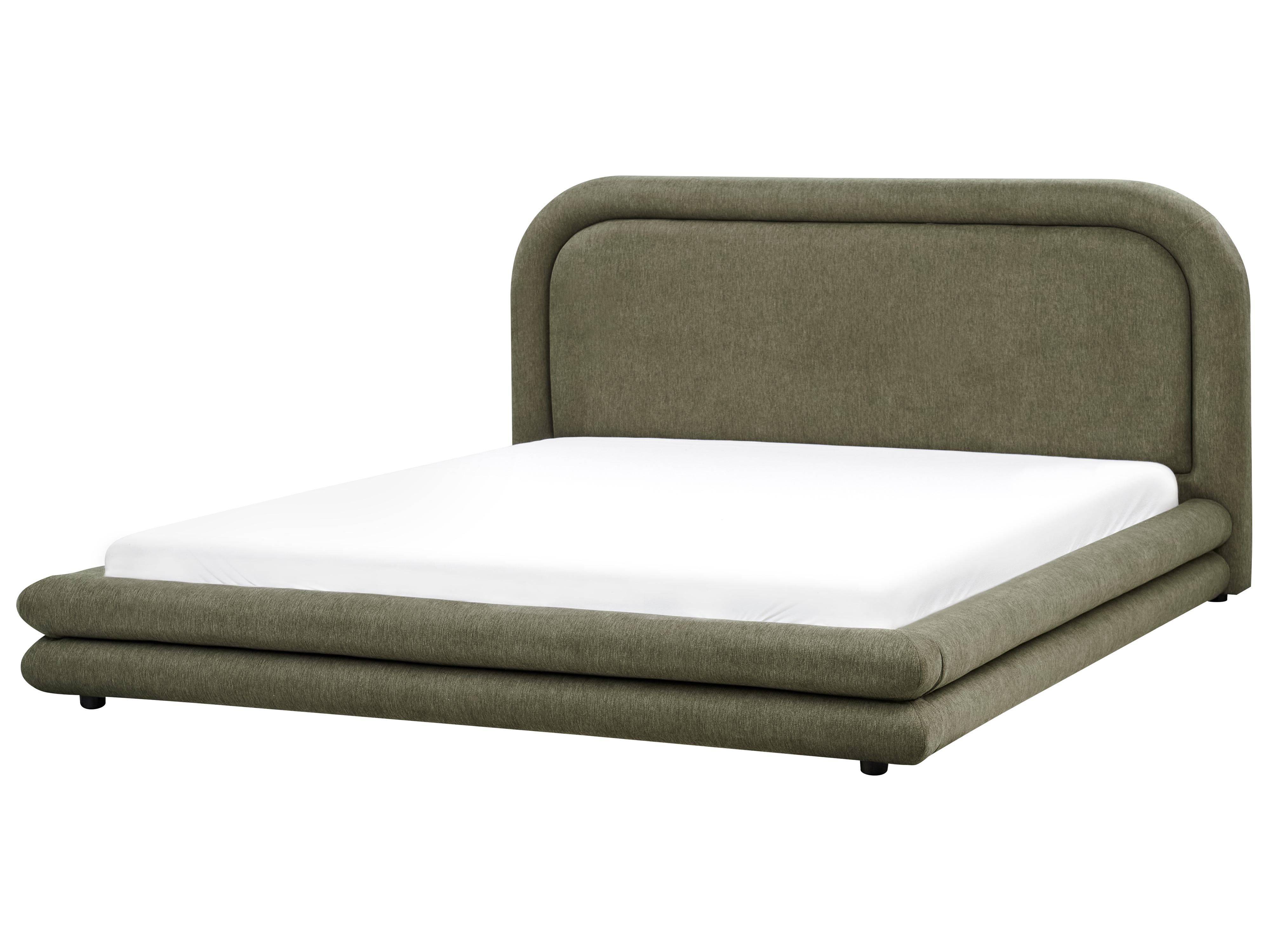 Bed Kunstlinnen LAVARDENS 180 x 200 cm Groen
