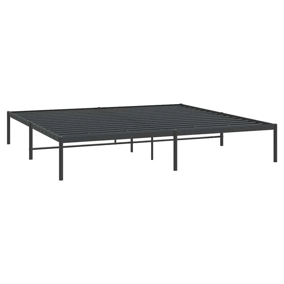 vidaXL - Metalen bed frame - Zwart - 183x213 cm