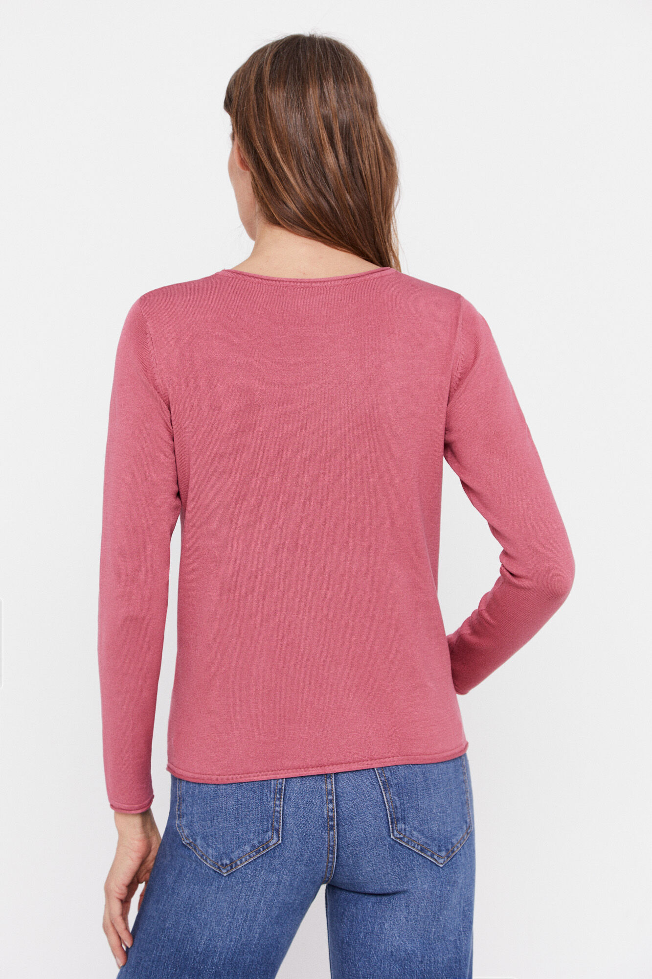 Camisa listrada bicolor - Rosa
