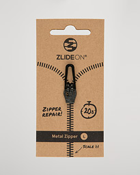 ZlideOn Normal Metal Zipper Black L