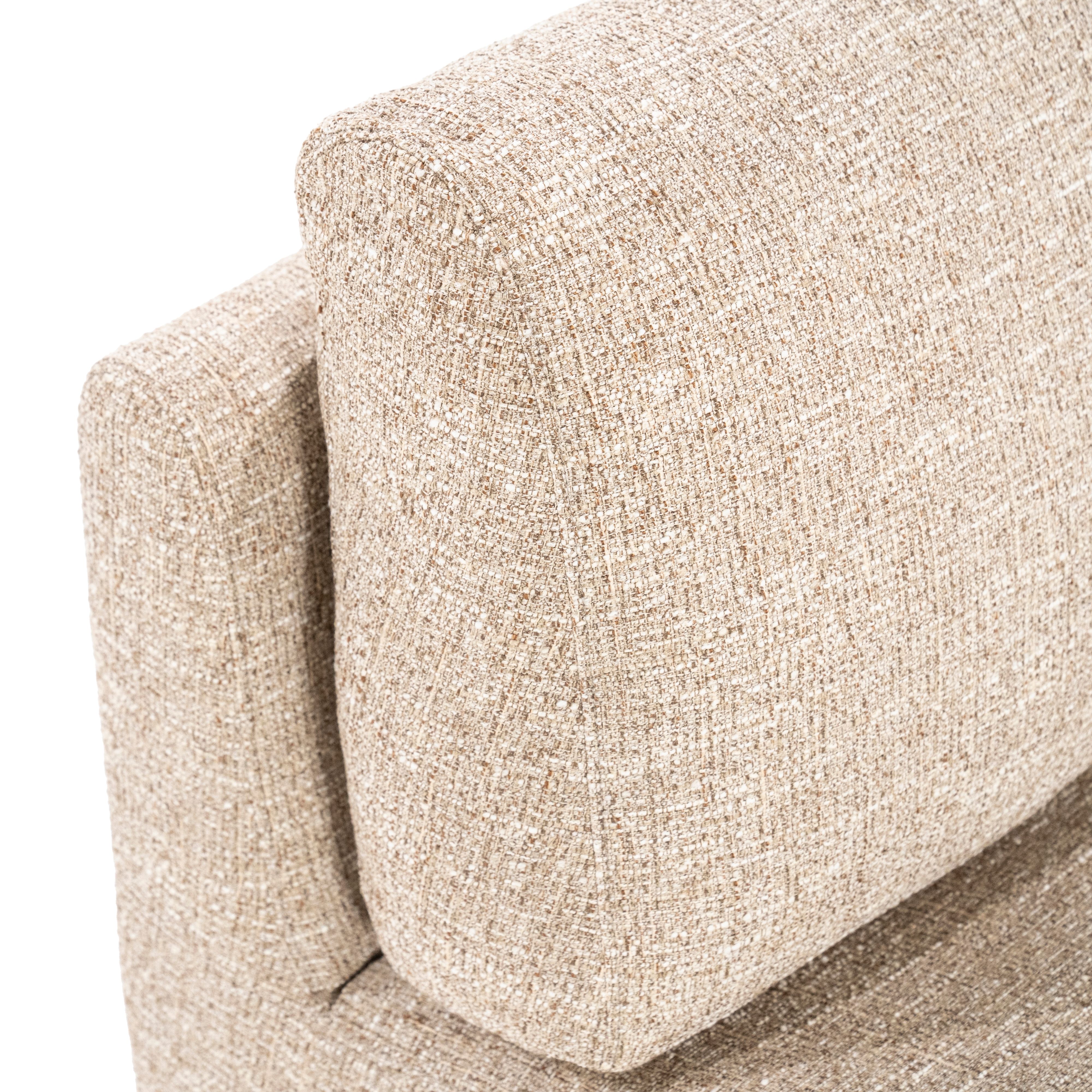 Draaifauteuil 96304 taupe Lucia B81 x D94 x H82 cm
