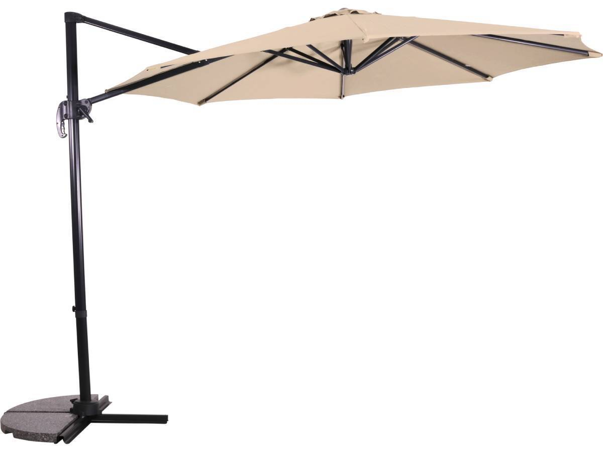 Lesli Living Libra 300 cm zweefparasol – Ecru
