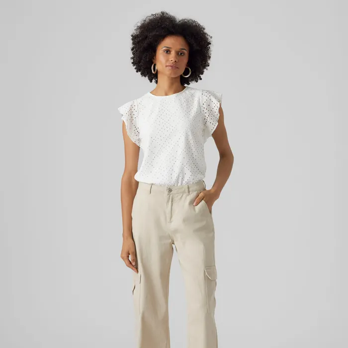 Vero Moda Tassa Frill Shirt Dames