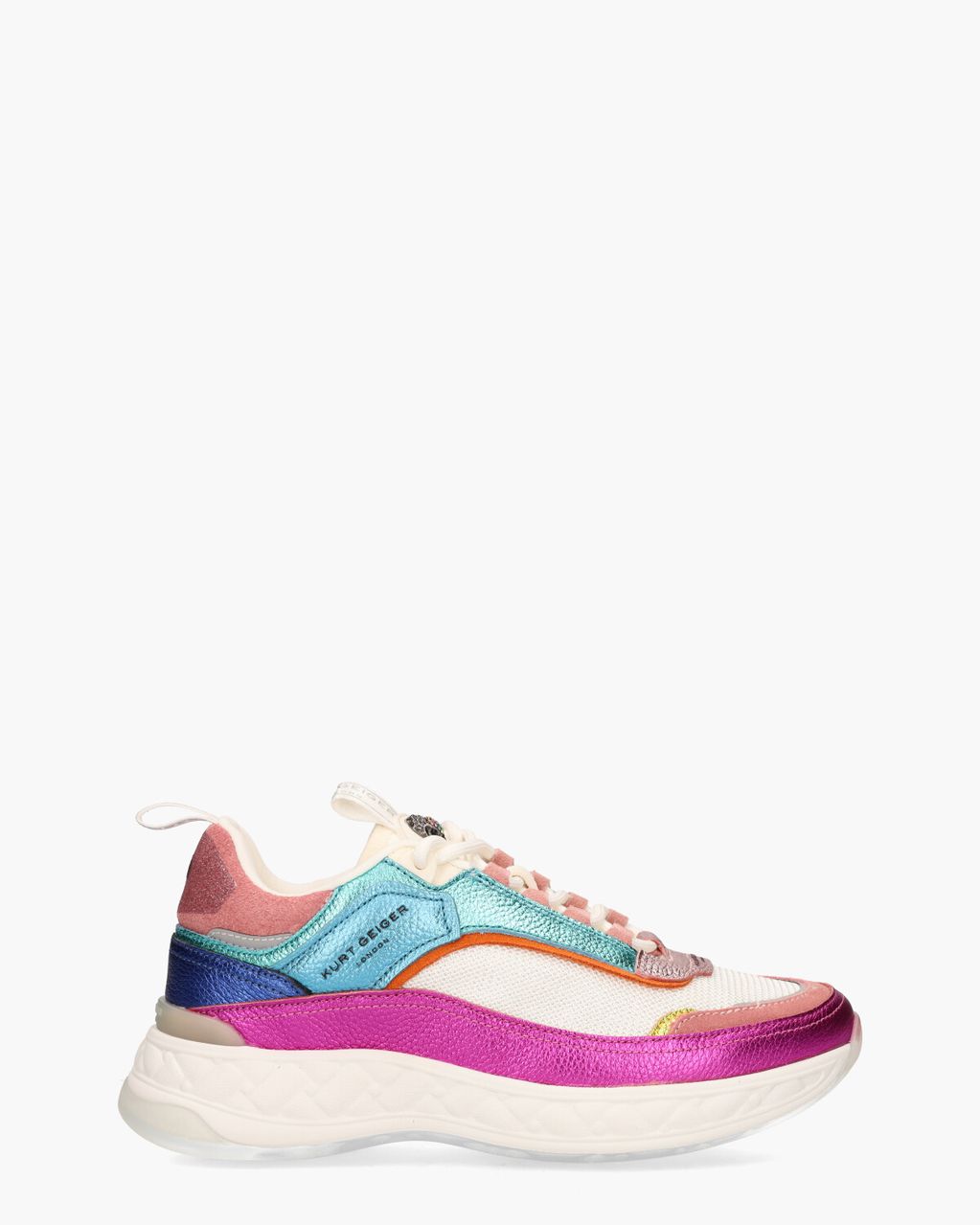 Kurt Geiger Kensington Sneaker Wit/Multicolor Damessneakers