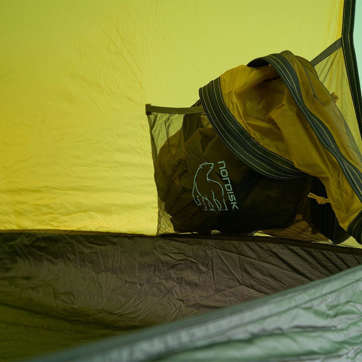 Nordisk Oppland 3 LW 2.0, 3-personers telt (Forest Green)