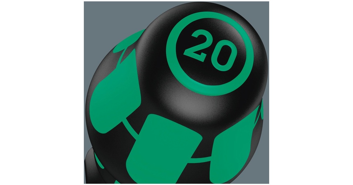 Wera367/4 TORX® HF Kraftform Plus Schroevendraaierset met vasthoudfunctie met 300 mm lange klingen  (Zwart/groen, 4‑delig)