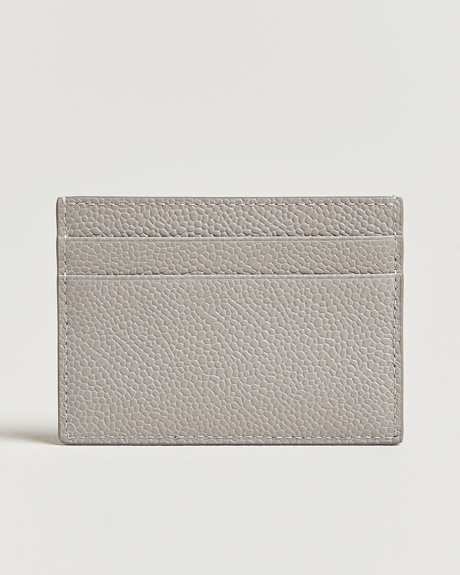 Thom Browne Double Sided Card Holder Light Grey