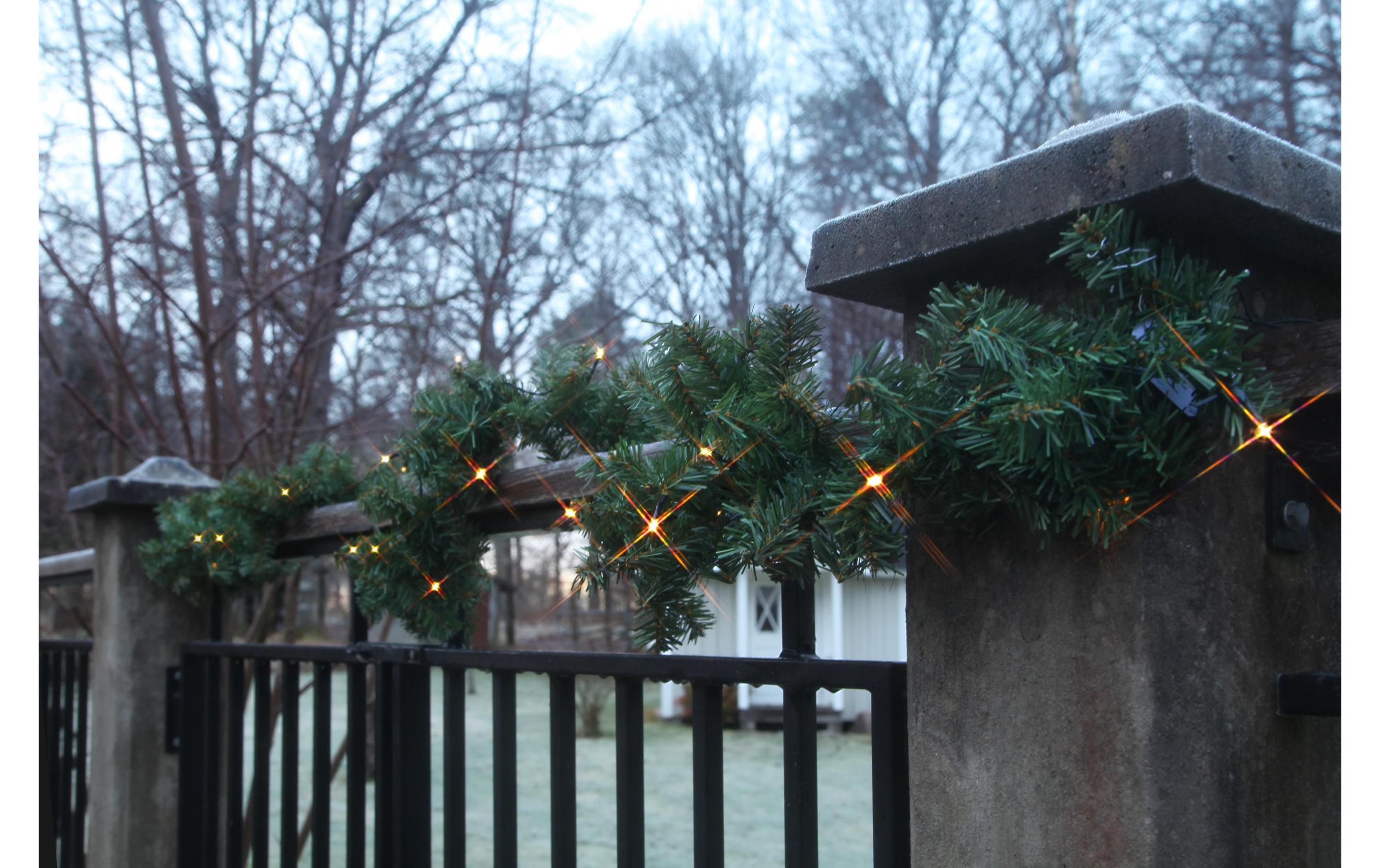 Girlande Canadian, 2.5 m, 30 LED, GrünLED Weihnachtsbeleuchtung