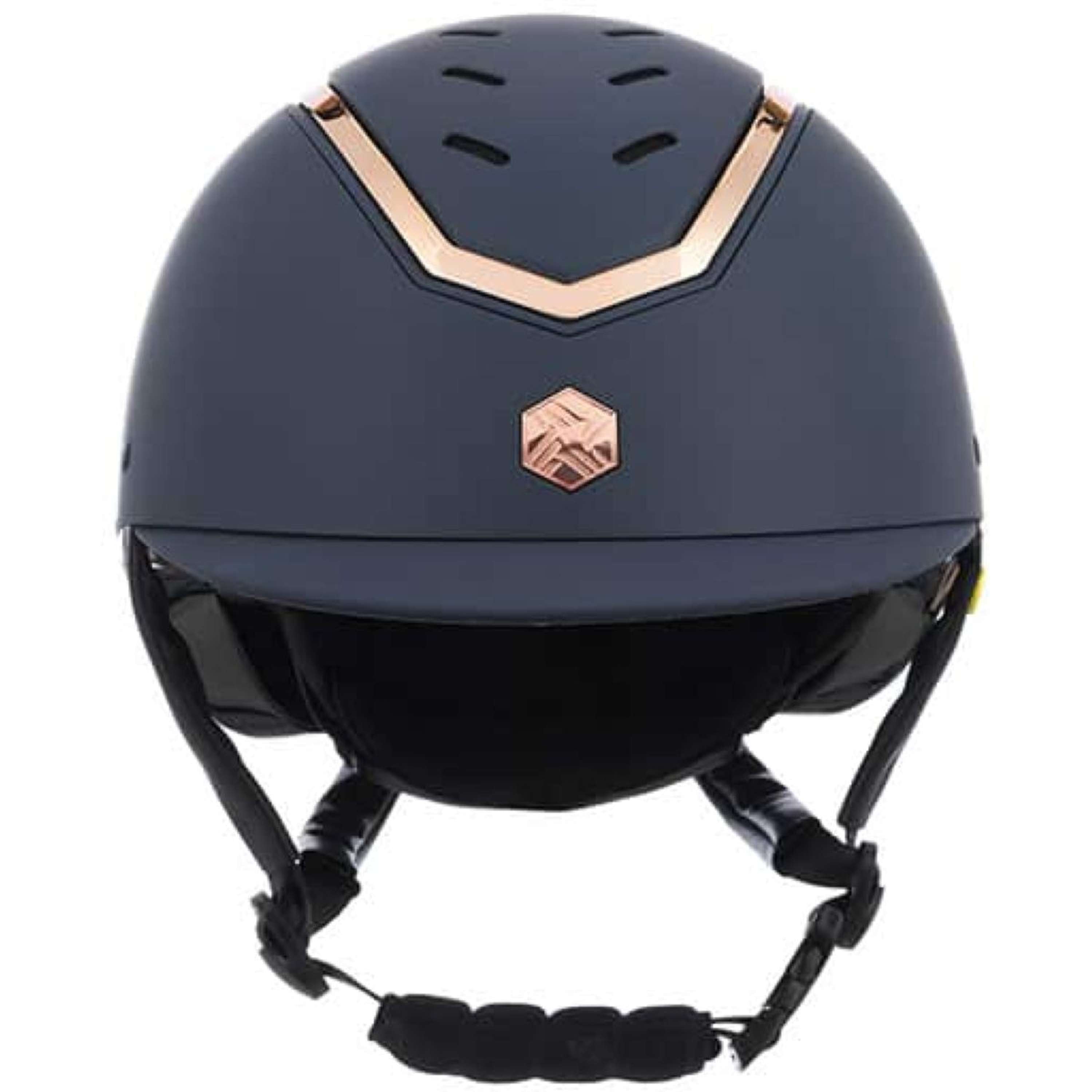 Charles Owen Cap Kylo Navy Matte/Rose Gold