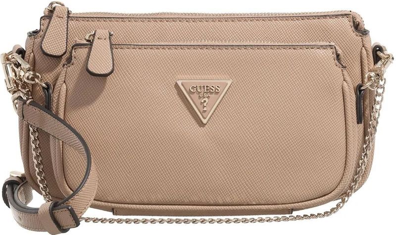 Guess - Noelle - Schoudertas - Bruin - 100% Polyurethaan - 24 cm