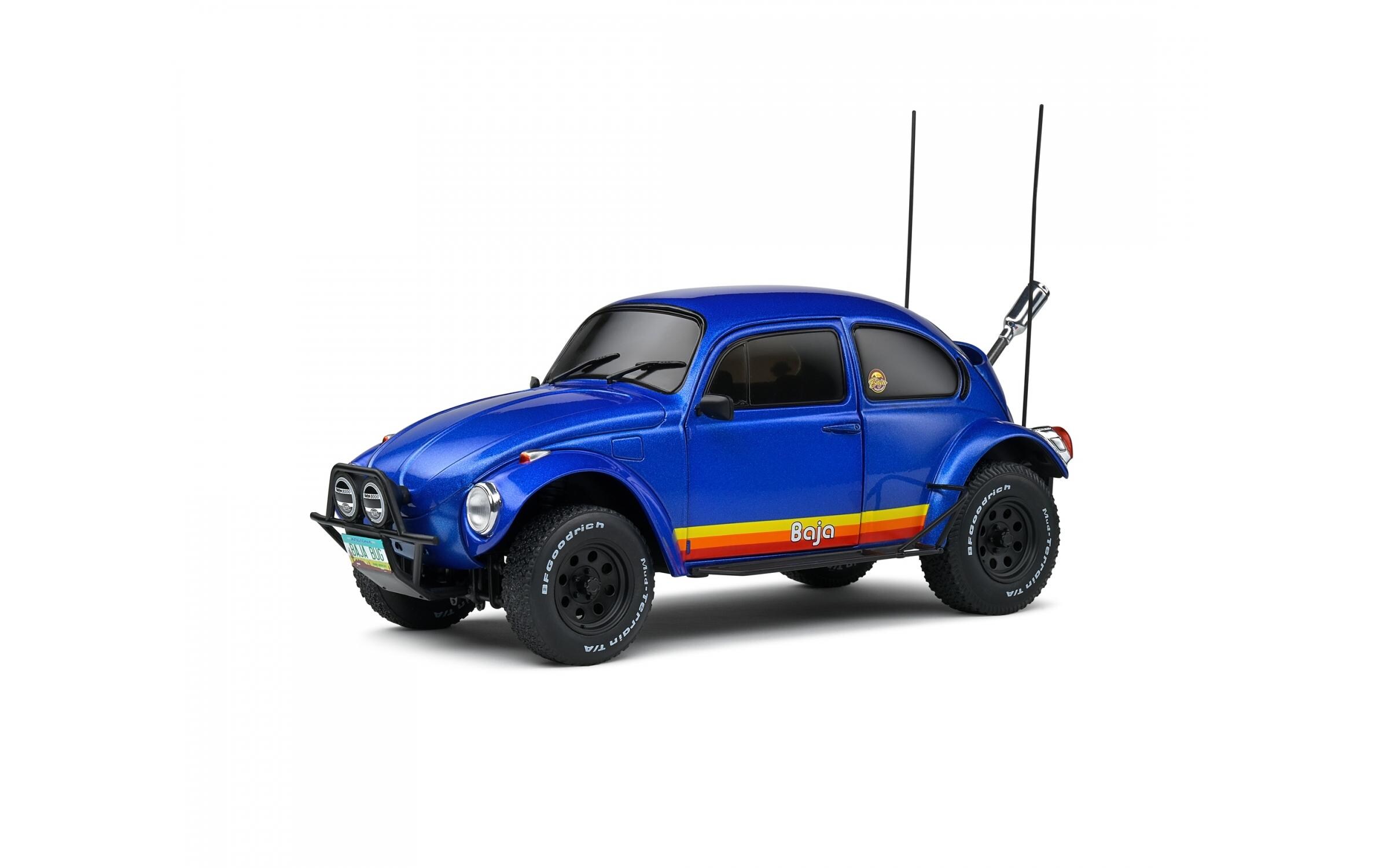 VW Beetle Baja Blau Metallic, 1:18Detailgetreues Modellauto für Sammler im Massstab 1:18
