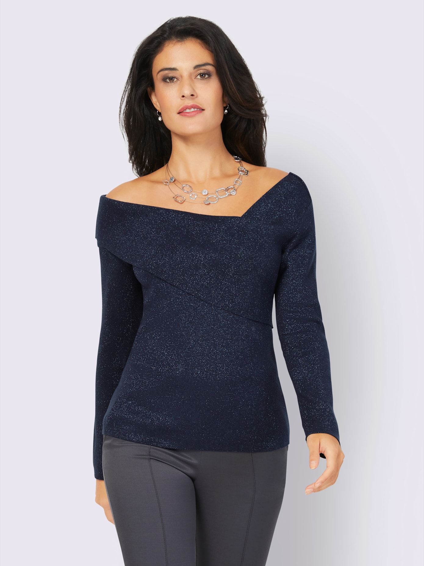 Pull encolure en v affinante