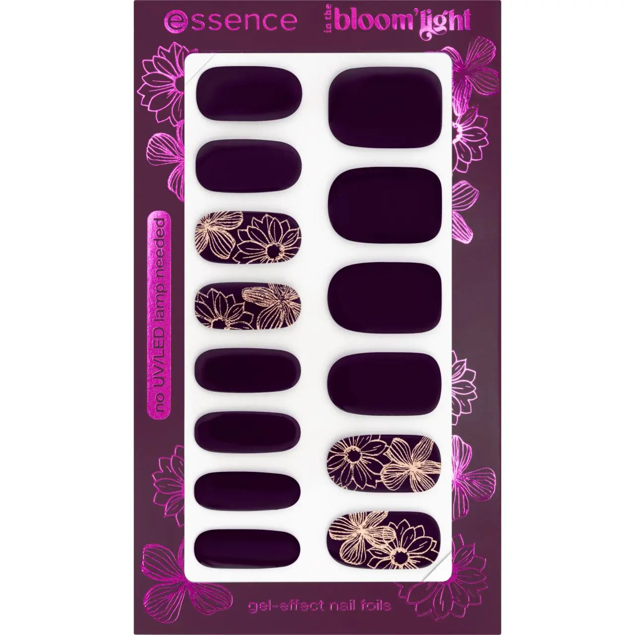 In The Bloom'light Gel Effect Nail Foils 01 Moonflowers Are My Favorite