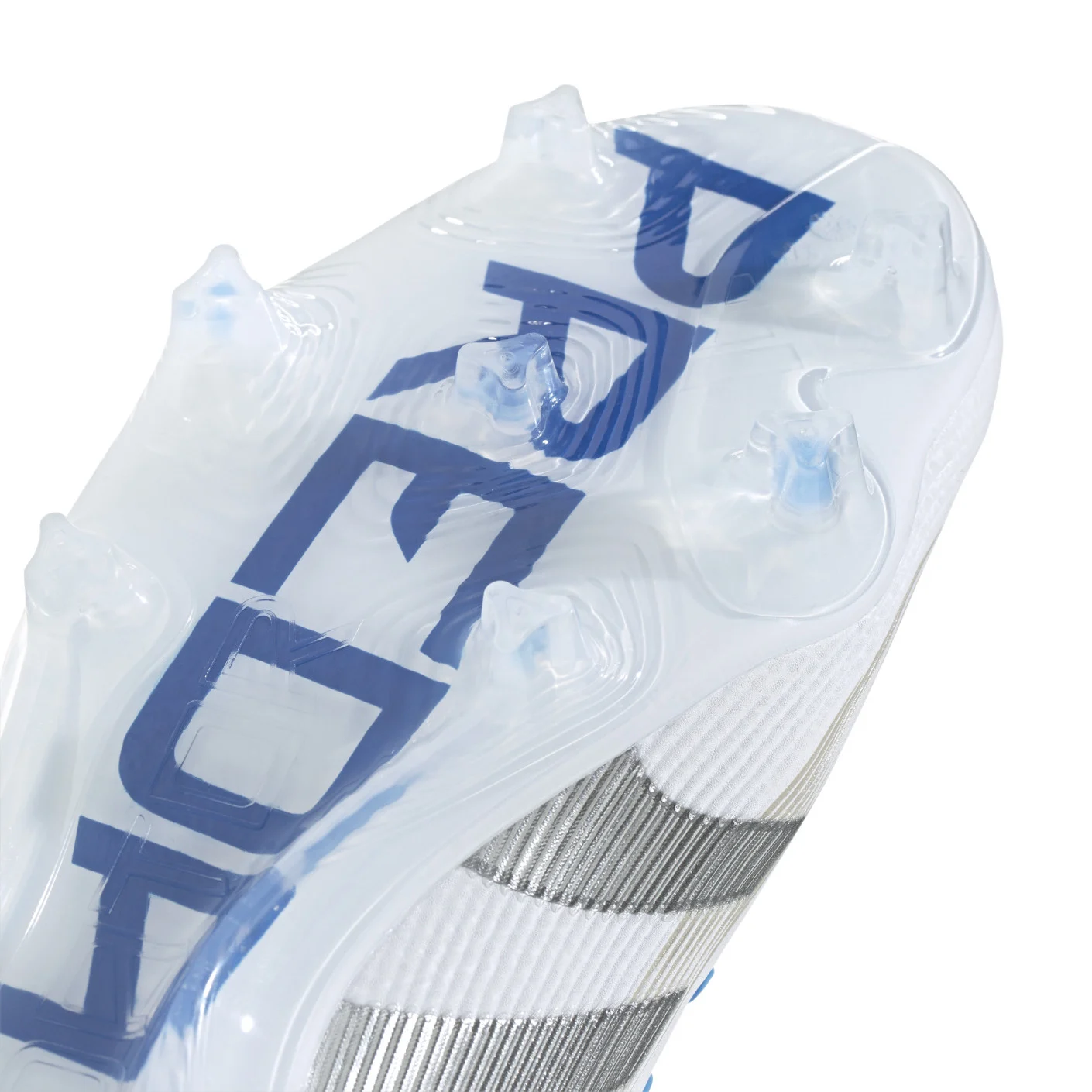Adidas Predator Elite Gras Voetbalschoenen (FG) Wit Zilver Blauw
