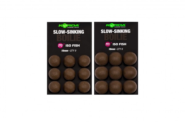Korda Slow Sinking Imitatie Boilie Wafter ISO Fish