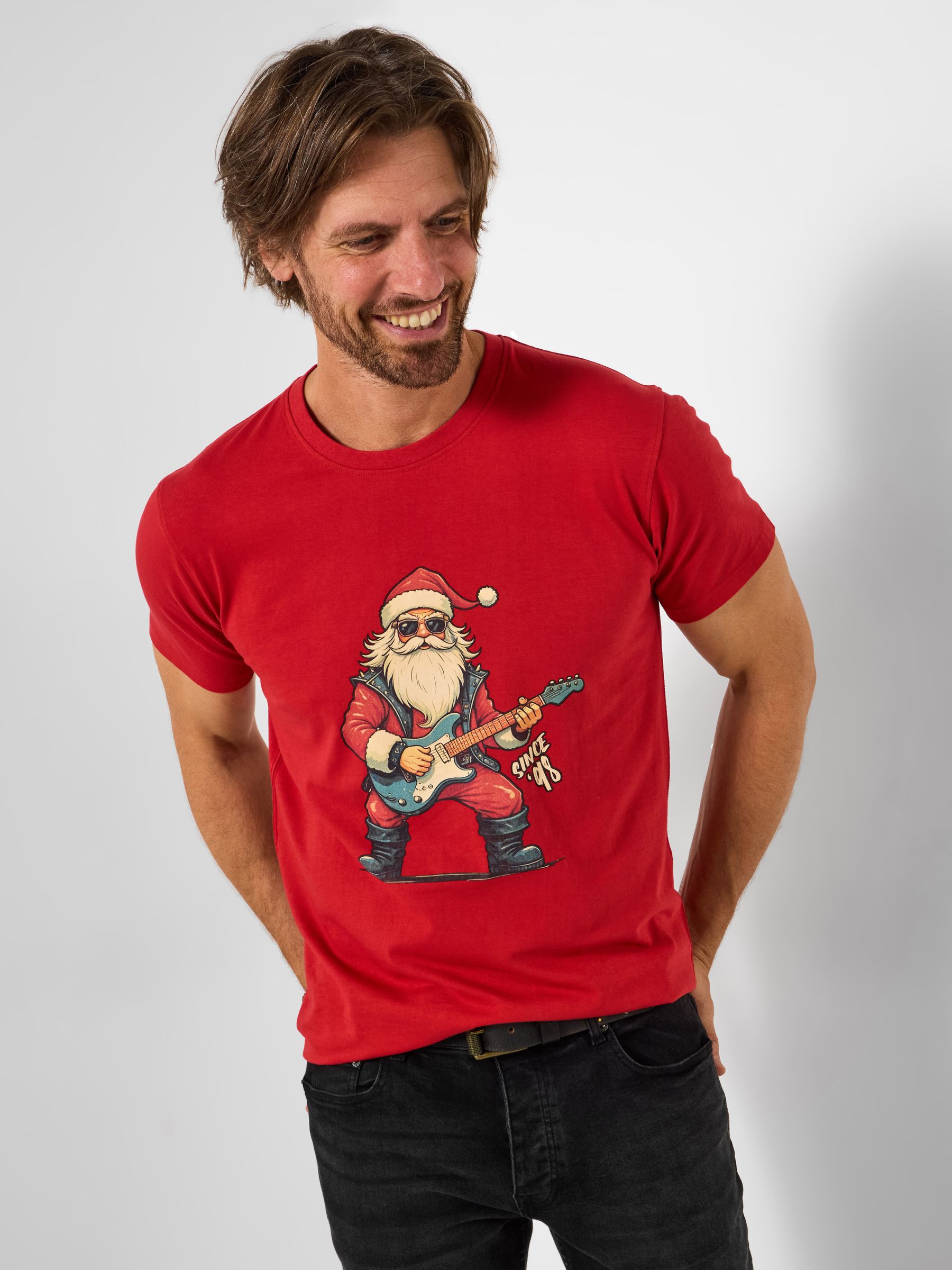 Joe Browns Santa Music Print Graphic T-Shirt