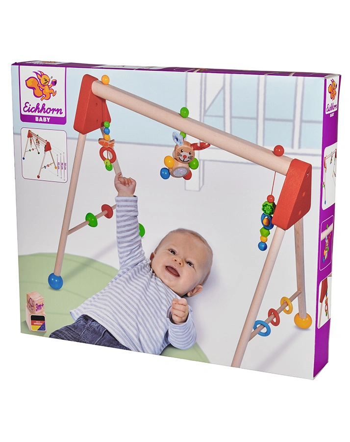 Spielbogen BUNTER HASE aus Holz