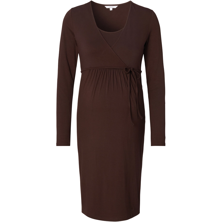 Noppies Still-Kleid Gaja nursing bi-stretch dress Coffee Bean