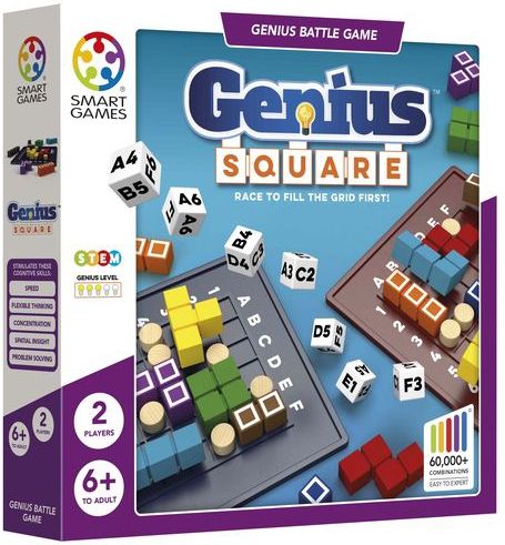 SmartGames - Genius Square - Puzzelspel - Educatief - Voor 1 tot 2 Spelers