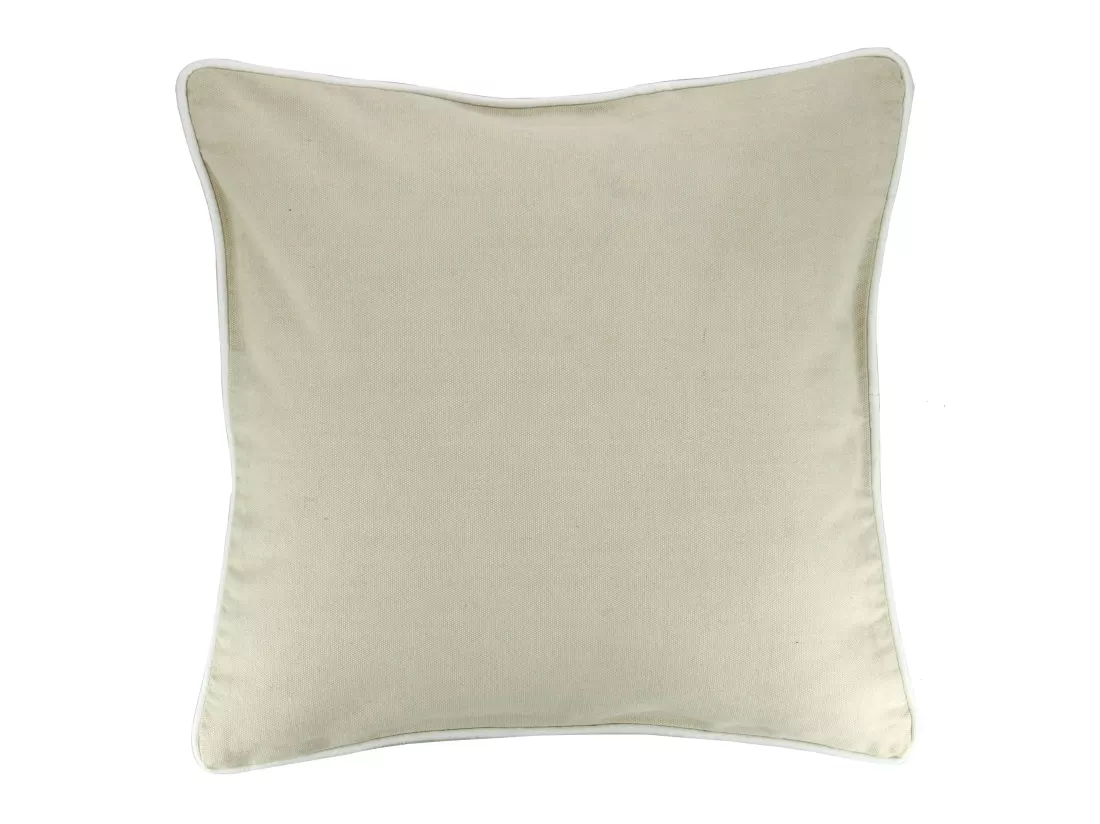 Now's Home - Coussin En Coton Lave Beige 45x45cm Taje