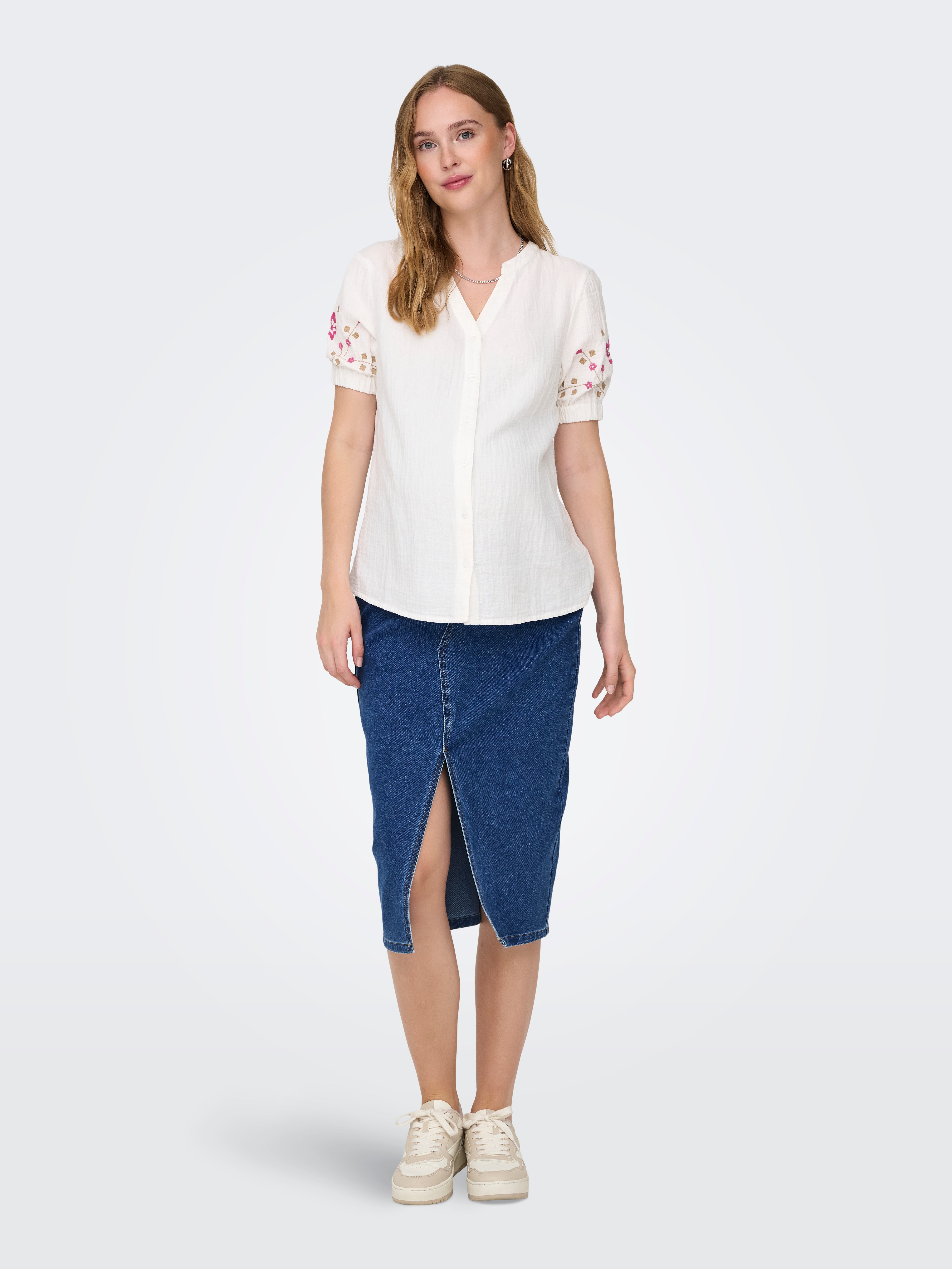OLMSIRI Jeansrock Medium Blue Denim