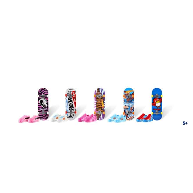 Hot Wheels - Fingerskateboard mit Sneakern - 1 Stück