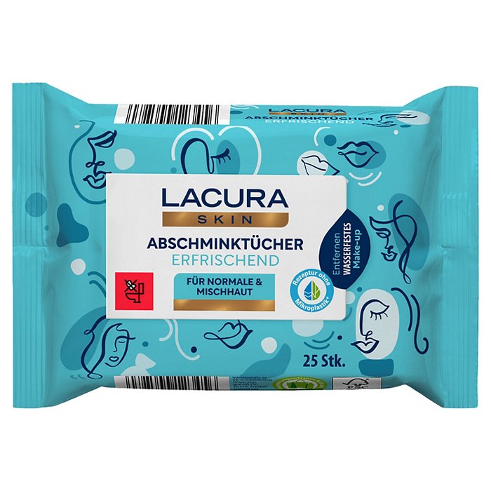 LACURA Abschminktücher 25 Stück