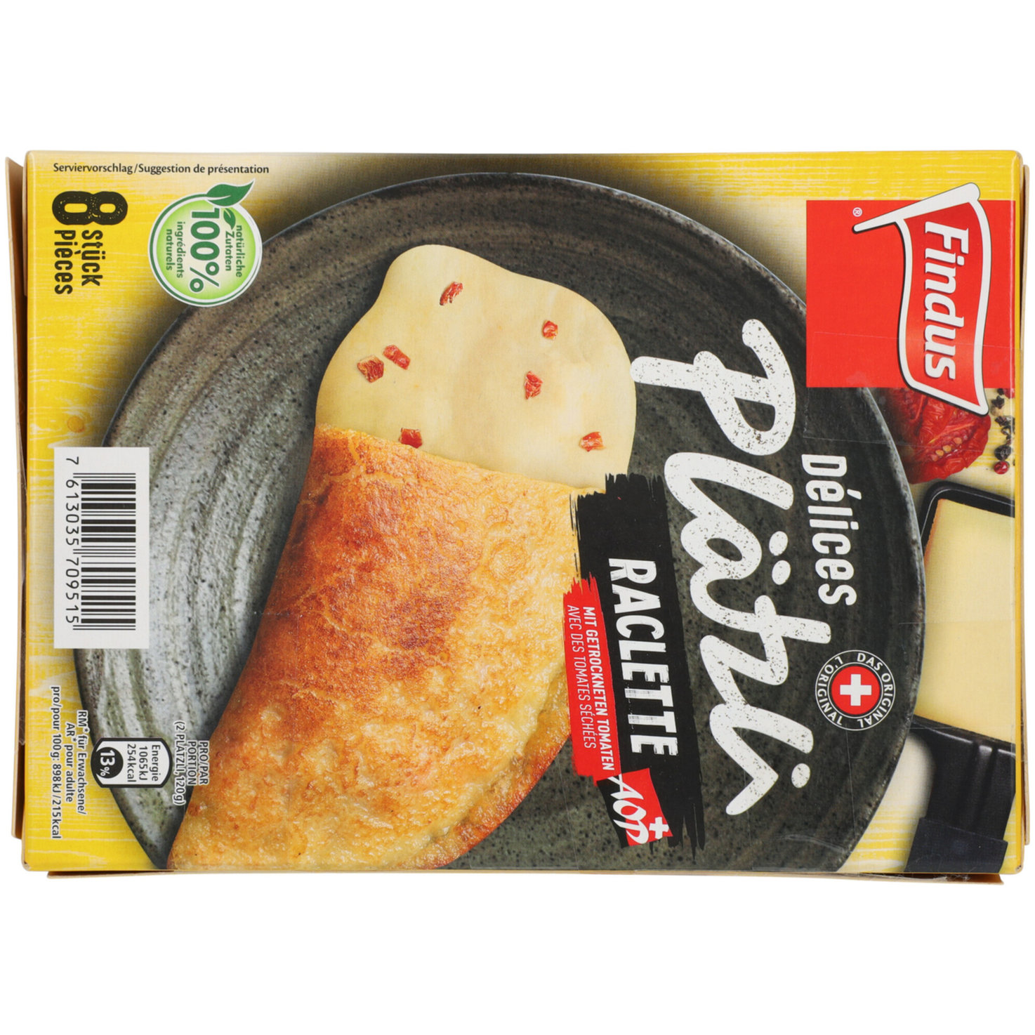 Findus Plätzli Raclette 8 Stück