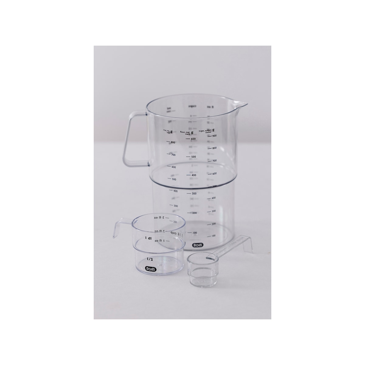 Rosti Mensura Measuring set 3 pcs Clear