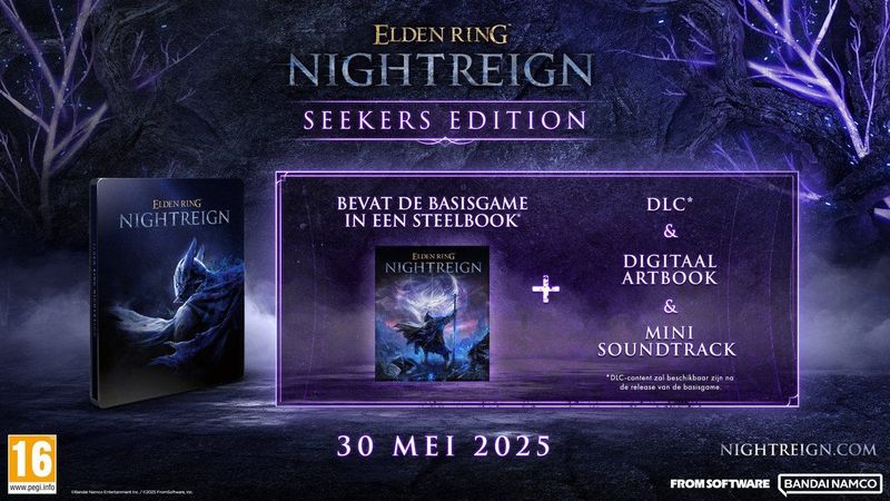 Elden Ring - Nightreign Seekers Edition - PC Game - Inclusief DLC Code en Artbook