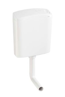 Wisa 336 laaghangend reservoir dualflux 3-6 liter wit