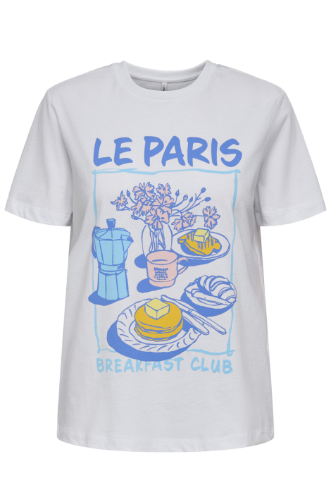 Only witte dames t-shirt
