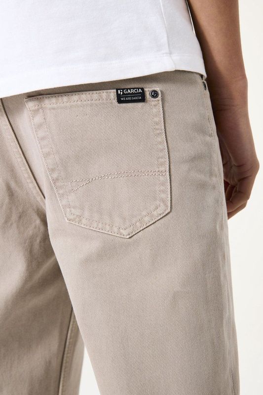 GARCIA - Ilyano - Jeans - Bruin - Straight Fit