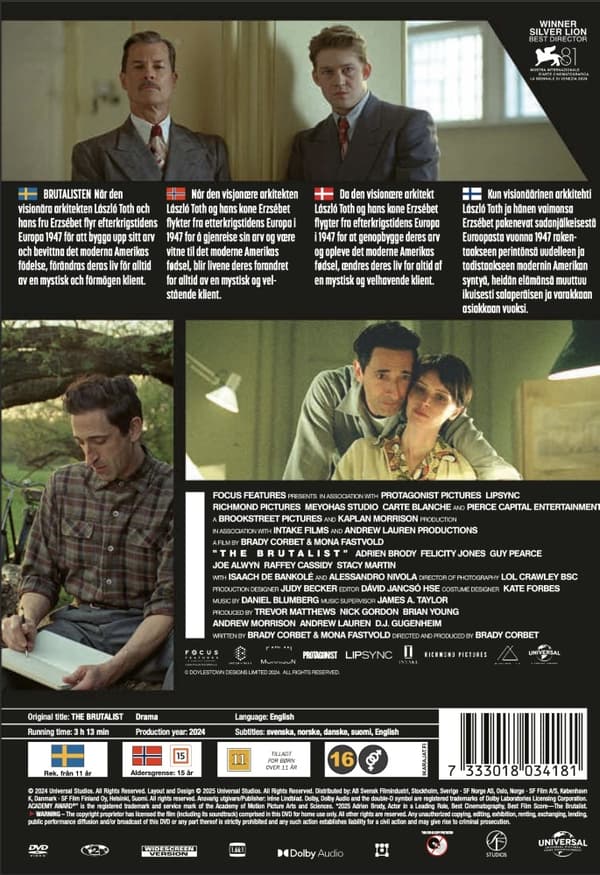 The Brutalist (DVD)