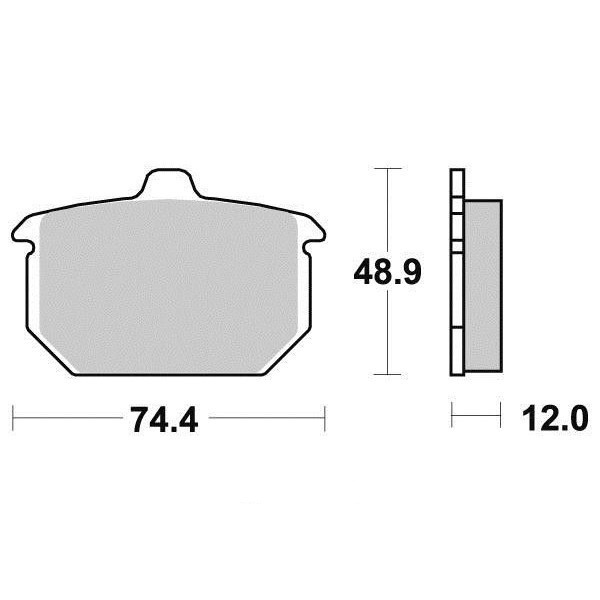Sifam - Plaquettes de frein S1022N