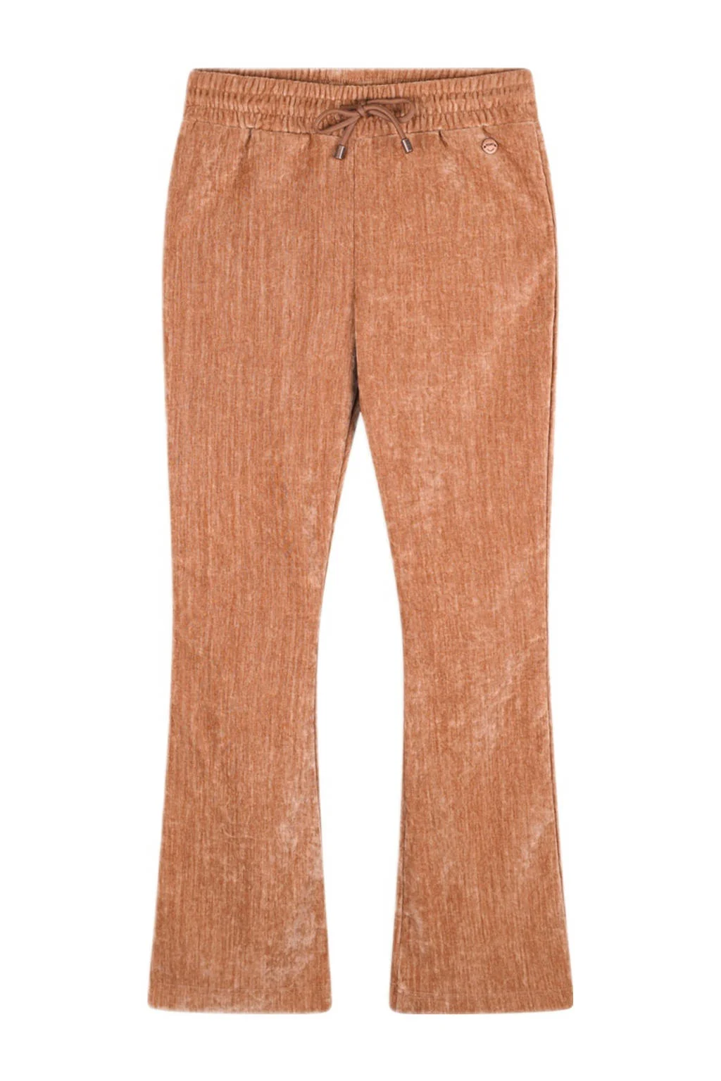 NONO flared broek Sady warmbruin