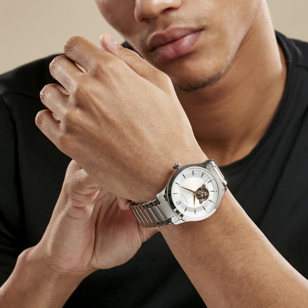Montre Pierre Lannier Fleuret Argenté