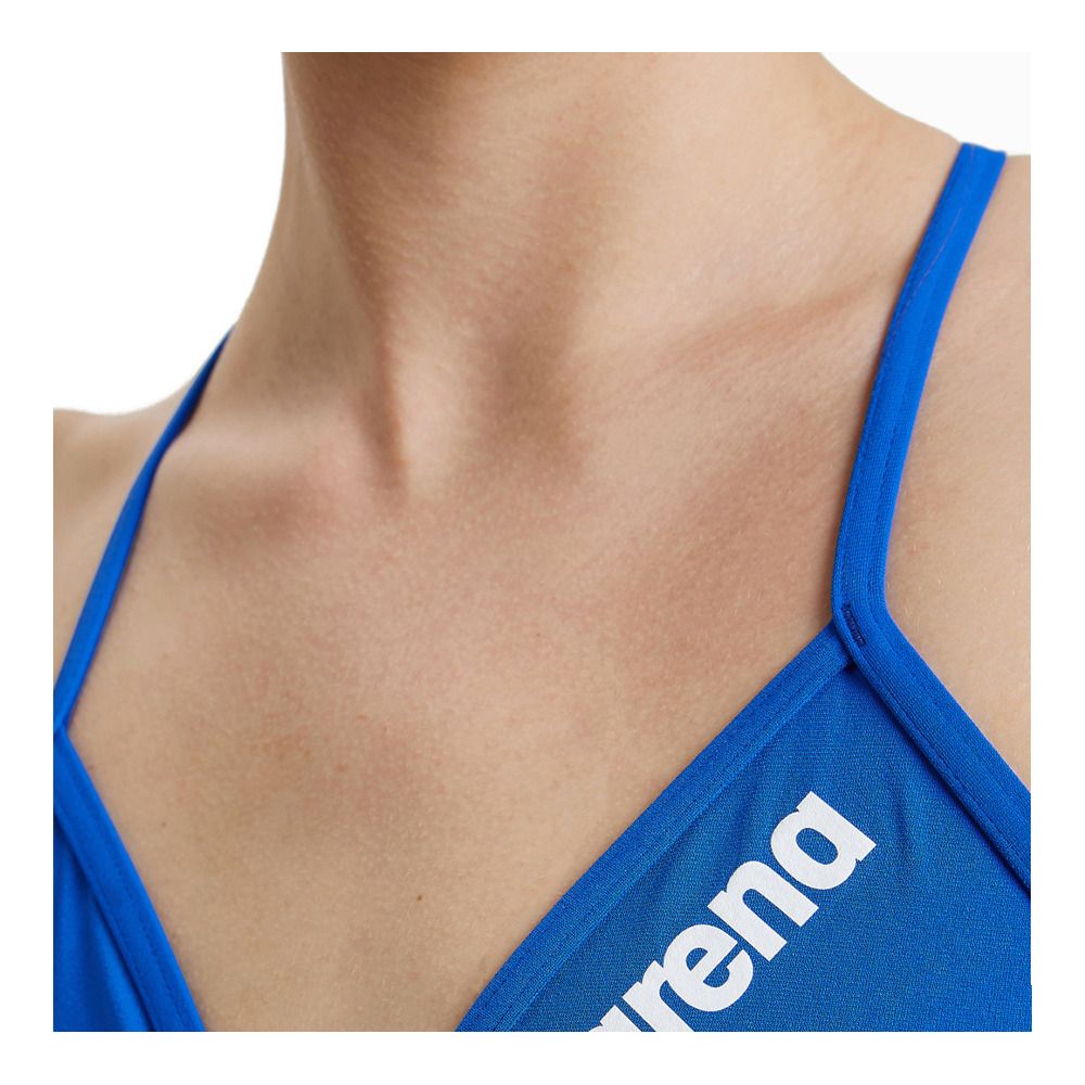 Arena TEAM - Haut maillot de bain Femme royal/white