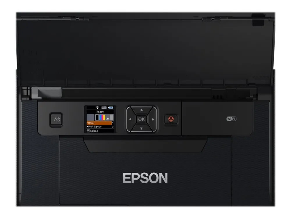 Epson WorkForce WF-100W - Printer - farve - blækprinter - A4/Legal - 5760 x 1440 dpi - op til 7 spm (mono) / op til 4 spm (farve) - kapacitet: 20 ark - USB 2.0, Wi-Fi(n)
