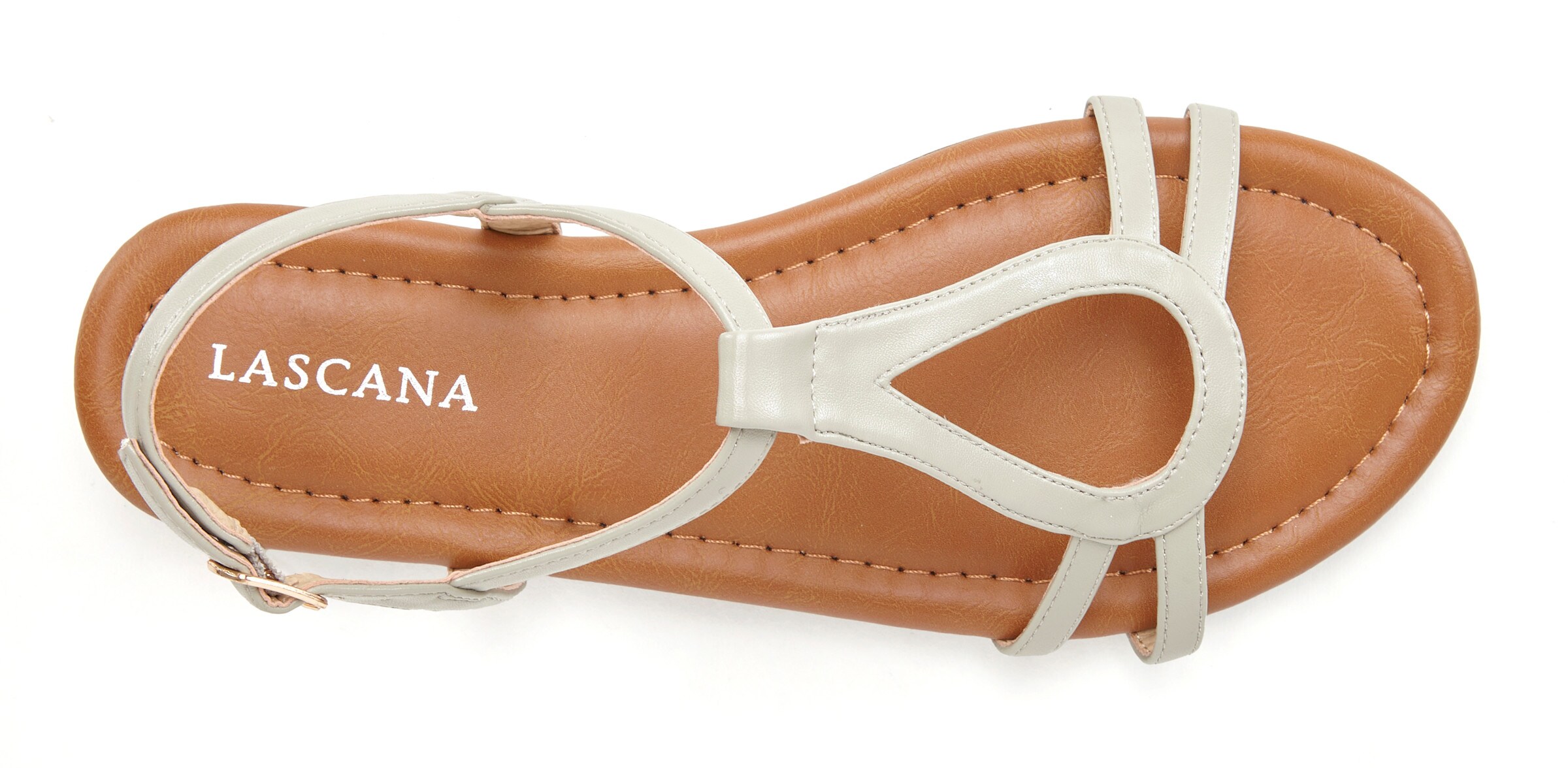 LASCANA Sandale in beige