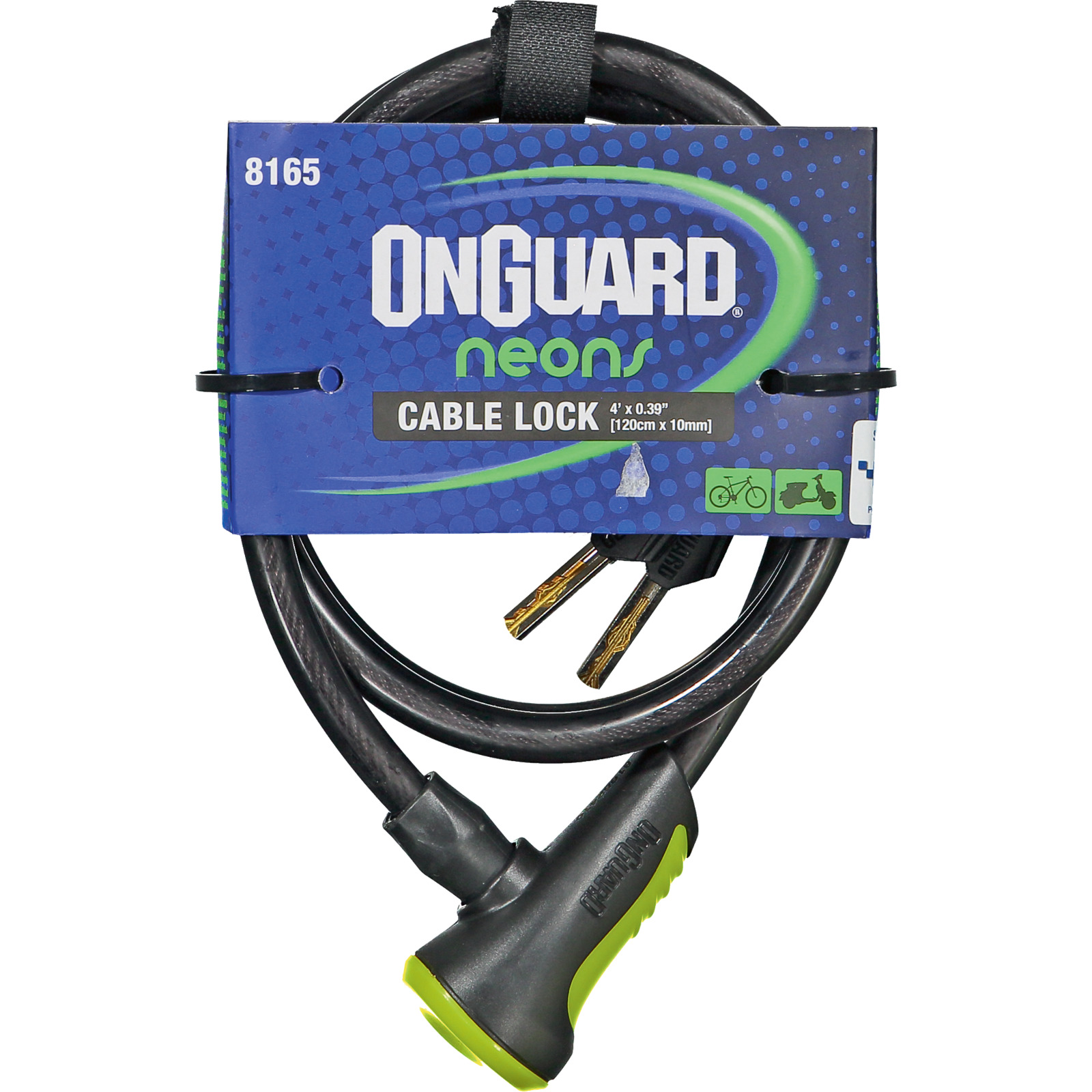 Onguard Schlüssel Kabelschloss 120 cm