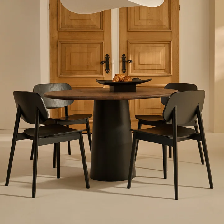 Studio Zondag - Baas Dining Chair Solid and Veneer, Nussbaum geölt
