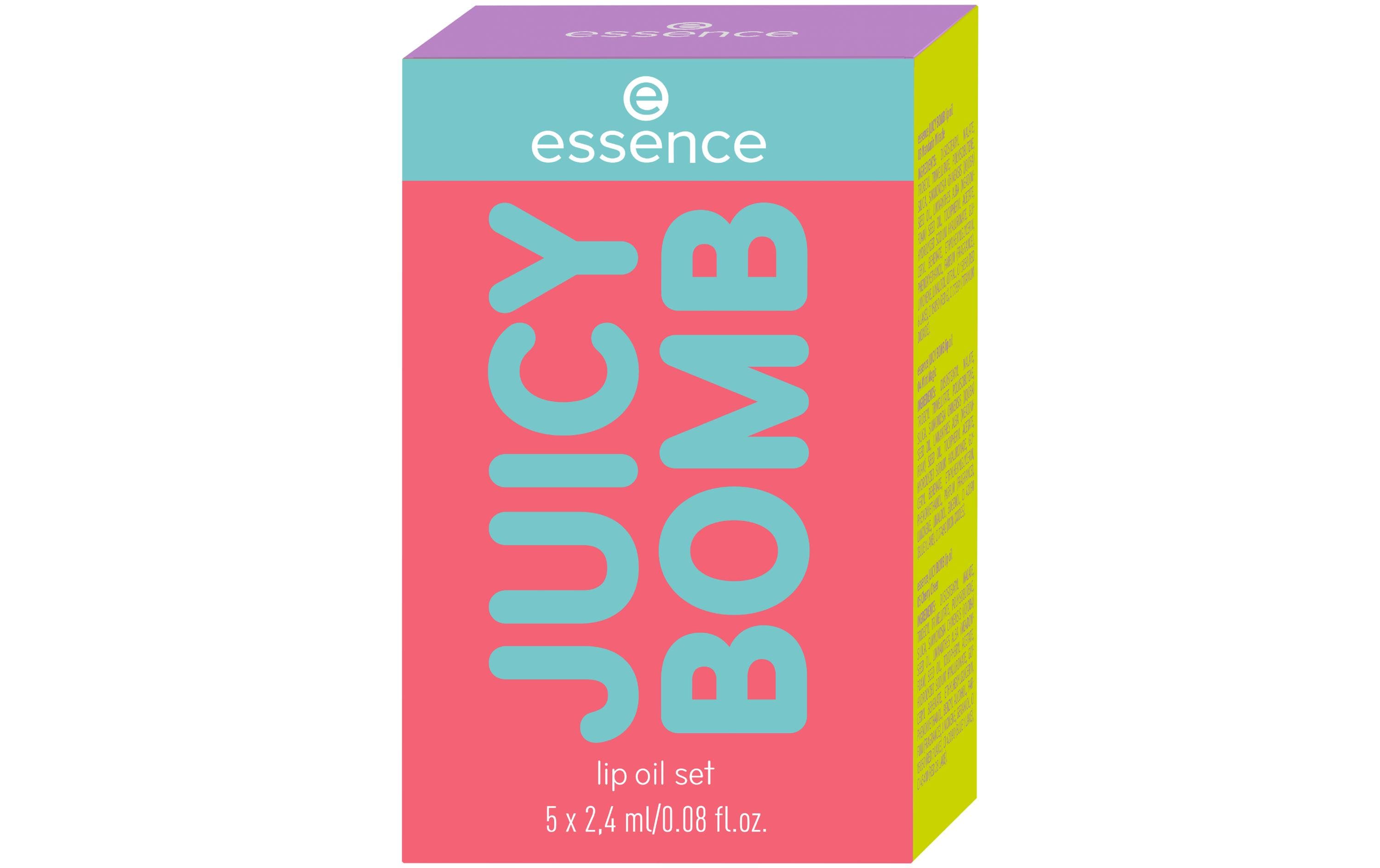 Geschenkset Juicy Bomb lip oil Set 01Set mit 5 unterschiedlichen Lip Oils für glossy Lippen